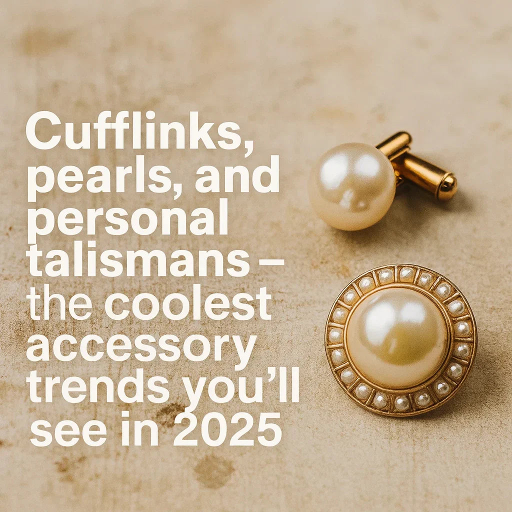 Cufflinks, Pearls, and Personal Talismans—The Coolest Men’s Accessory Trends You’ll See in 2025