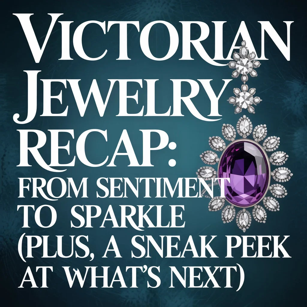 Victorian Jewelry Recap: From Sentiment to Sparkle (Plus, a Sneak Peek at What's Next)