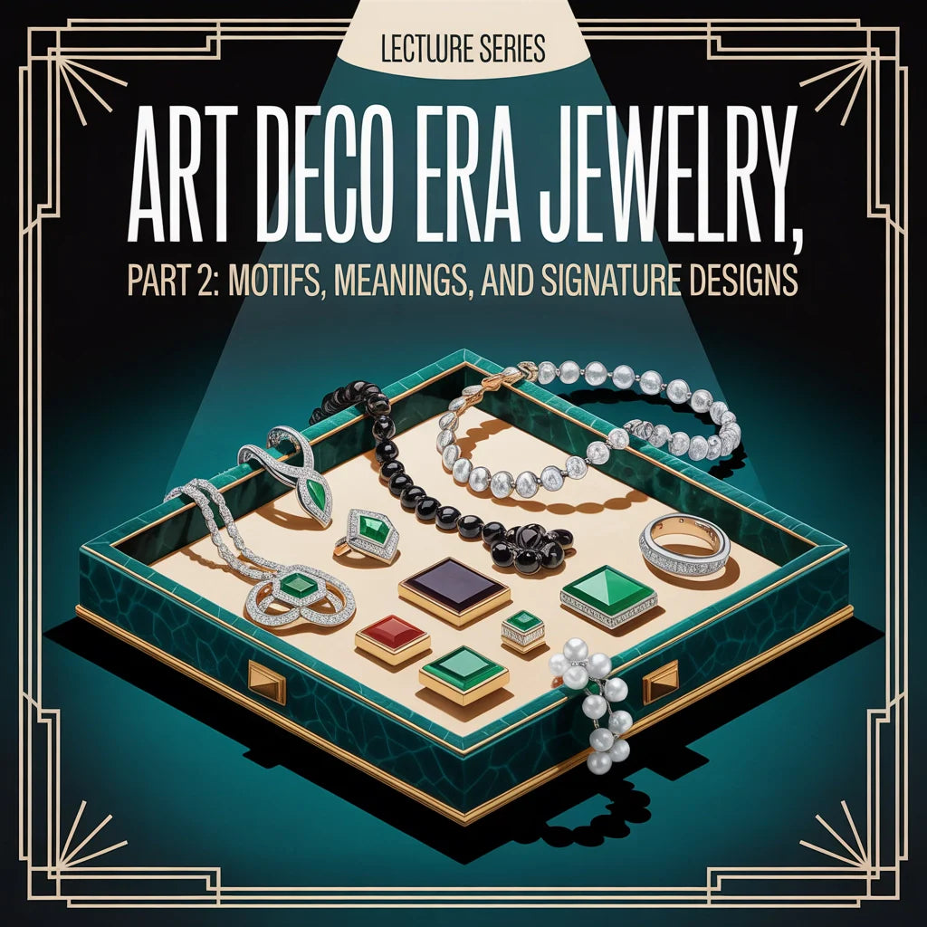 Art Deco Era Jewelry, Part 2: Motifs, Meanings, and Signature Designs