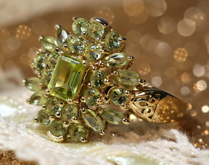 Peridot: The Lively Green Gem of Sunlight and Strength