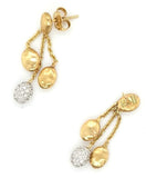 Marco Bicego Siviglia Collection Diamond Earrings in 18K gold - Peters Vaults