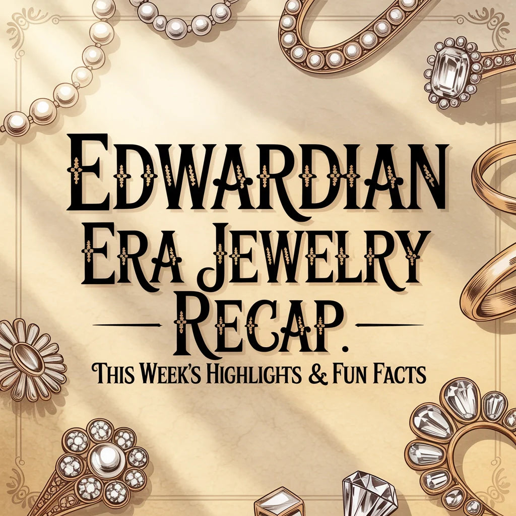 Edwardian Era Jewelry Recap: This Week's Highlights & Fun Facts