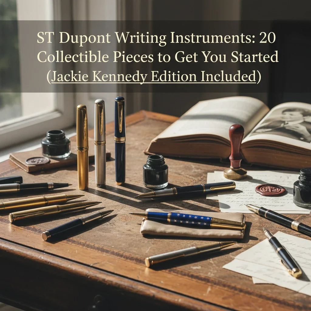 ST Dupont Writing Instruments: 20 Collectible Pieces to Get You Started (Jackie Kennedy Edition Included)