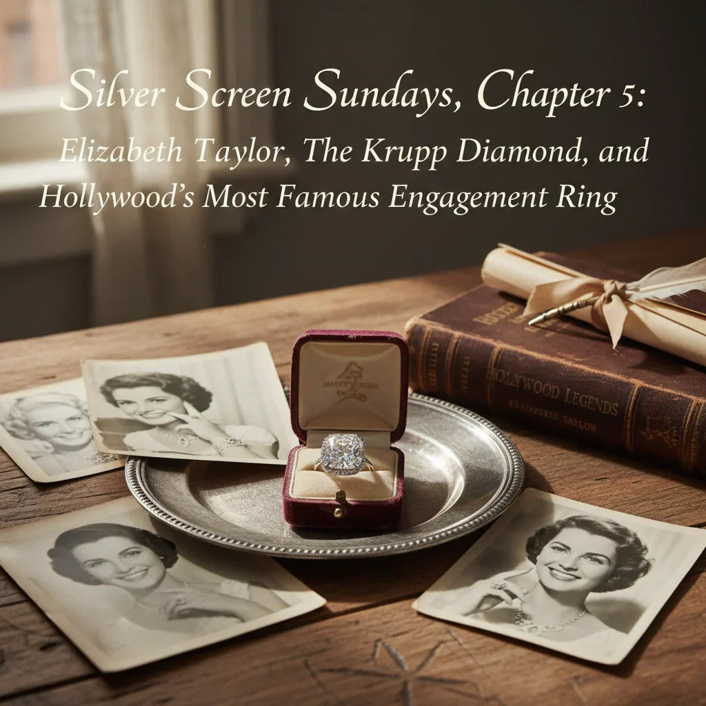 Silver Screen Sundays- Chapter 5: Elizabeth Taylor, The Krupp Diamond, and Hollywood's Most Famous Engagement Ring