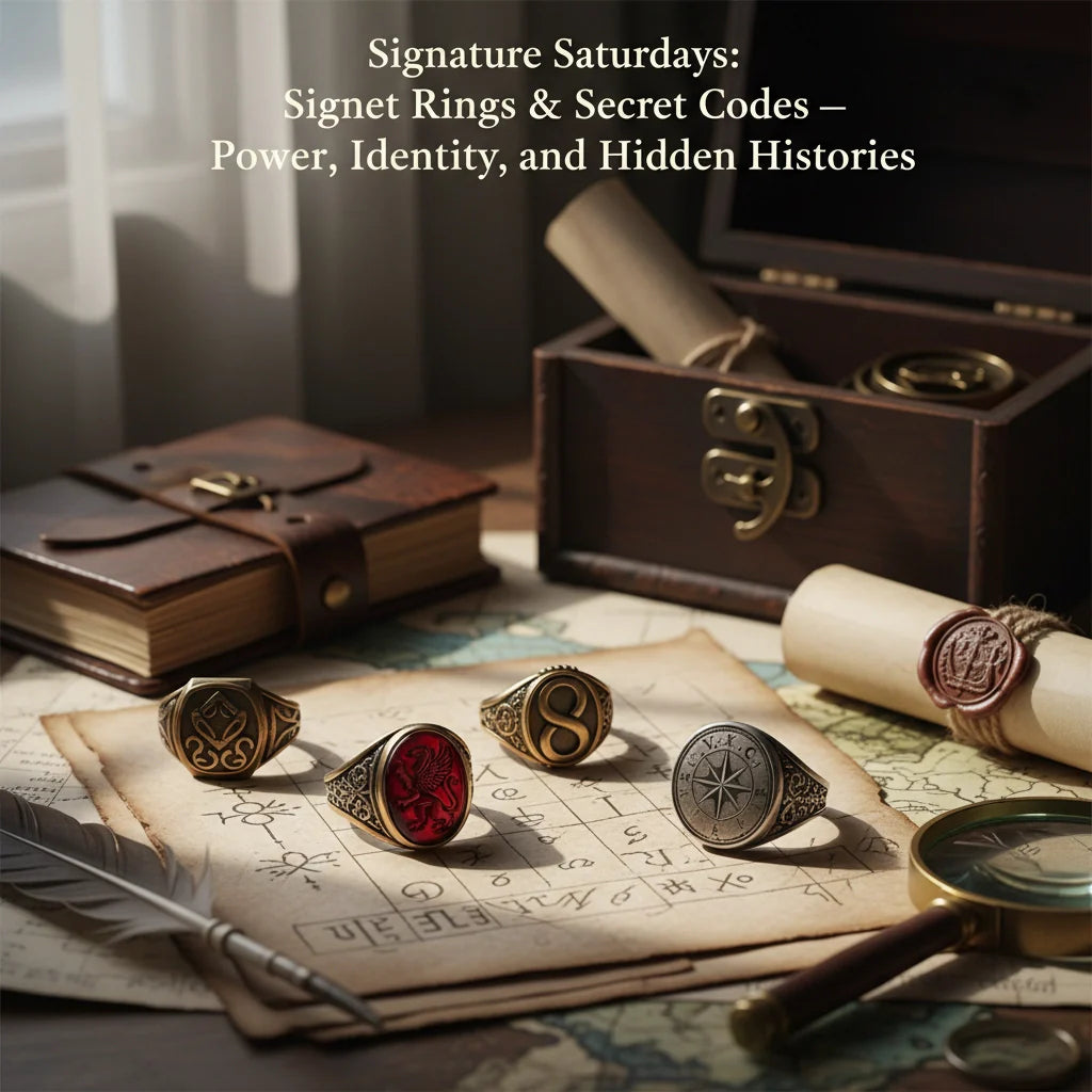 Signature Saturdays: Signet Rings &  Secret Codes : Power, Identity, and Hidden Histories
