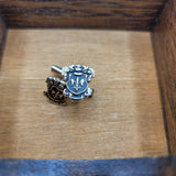 Bold and Unique Vintage Coat of Arms Cufflinks - Antiqued Finish  | Peter's Vaults