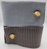 Captivating Lion Motif Versace Inspired Vintage Cufflinks in Rich 18K Yellow Gold | Peter's Vaults