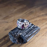 Exceptional Diamond & Amazing Wine Color Ruby Ring 18K Peters Vaults 2
