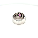 Exceptional Diamond & Amazing Wine Color Ruby Ring 18K Peters Vaults 8