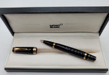 Exquisite Montblanc Boheme Marron Rollerball Pen - New in Box - Rose Gold | Peters Vaults