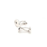Fantastic Blue Sapphire Oval Shape Satin Finish Cufflinks in Sterling Silver  Peter's Vaults