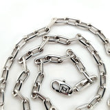 Genuine ULTRA RARE Cartier Paper Clip Chain in 18K White Gold | Peters Vaults