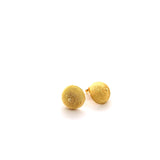 Intricate Yet BOLD Stud Earrings in Rich 18K Yellow Gold  Peter's Vault 10
