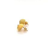 Intricate Yet BOLD Stud Earrings in Rich 18K Yellow Gold  Peter's Vault 7