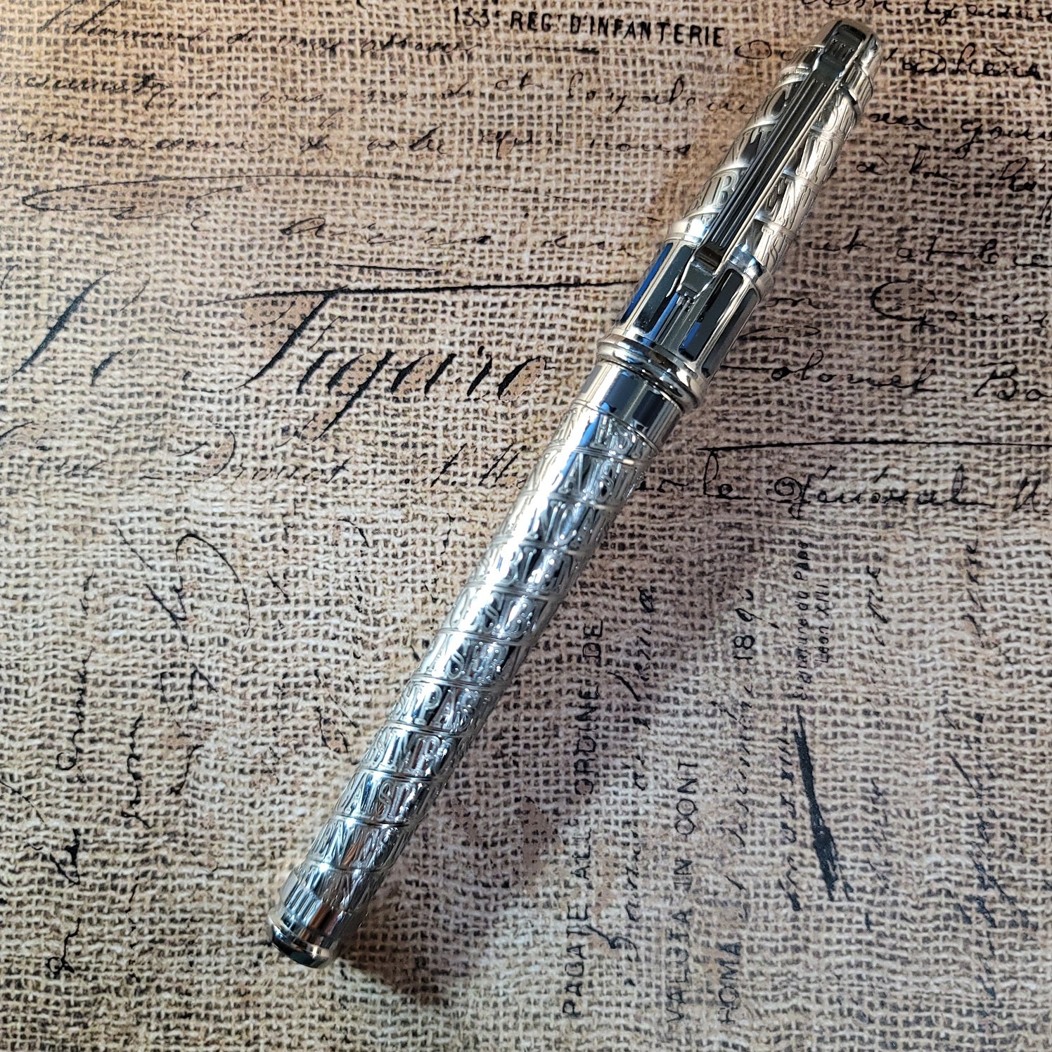 Limited Edition Olympio XL S.T. Dupont Place Vendome Roller Ball Pen - New in Box with Papers  | Peters Vaults