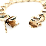 Modern Design Flat Link Cuban Bracelet in 14K Gold  Peter's Vaults