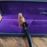Olympio S.T. Dupont Cote D'Azur Rose Gold Fountainl Pen - New in Box with Papers | Peters Vaults