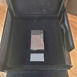 S.T. Dupont Briquet Limited Edition No. 0113 Alligator Palladium Plated Lighter New in Box | Peters Vaults