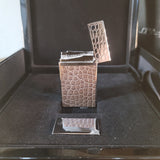 S.T. Dupont Briquet Limited Edition No. 0113 Alligator Palladium Plated Lighter New in Box | Peters Vaults