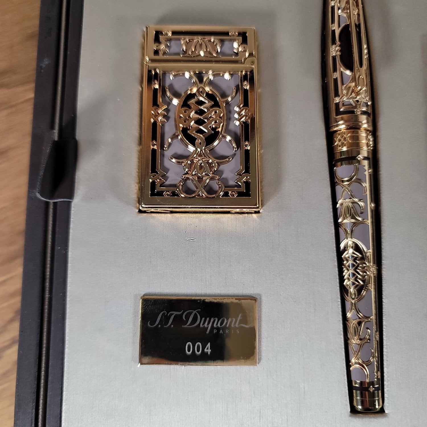 S.T. Dupont Limited Edition Jeroboam NYC 5th Ave Lighter Cutter and Pen Set  - NOS