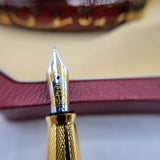 SUPER RARE Michel Perchin Fountain Pen - New in Box - Sterling Silver & 18K Gold