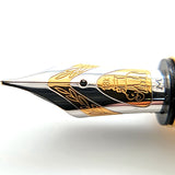 SUPER RARE Michel Perchin Fountain Pen - New in Box - Sterling Silver & 18K Gold