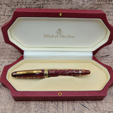 SUPER RARE Michel Perchin Fountain Pen - New in Box - Sterling Silver & 18K Gold