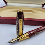 SUPER RARE Michel Perchin Fountain Pen - New in Box - Sterling Silver & 18K Gold