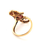 Scintillating Pink Sapphire Seahorse Pendant in Rich 18K Gold Peters Vaults-11