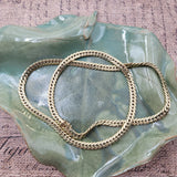 Shimmering Vintage Link Chain in 14K Yellow Gold - 24