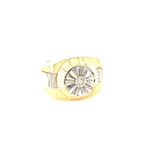 Spectacular Rolex Design Two-Tone Diamond Ring in 14K Gold Peter's Vaults  5