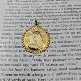 Vintage Hand-Crafted Madonna Medallion Pendant in 14K Gold  Peter's Vaults