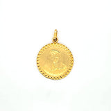 Vintage Hand-Crafted Madonna Medallion Pendant in 14K Gold  Peter's Vaults