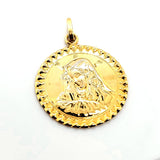 Vintage Hand-Crafted Madonna Medallion Pendant in 14K Gold  Peter's Vaults