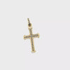 Rare Gorgeous Byzantine Style Black Diamond Cross in 14K Gold | Peter's Vaults