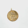 Large Vintage Italian Hand-Crafted Madonna & Child Medallion Pendant in 14K Gold  Peter's Vaults