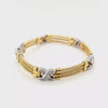 Ornate and Majestic Diamond Modern Design Bracelet in 18K Gold | Peter's Vaults