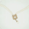 Classically Feminine Pearl and Diamond Necklace Fit for a Queen in 14K - Peters Vaults