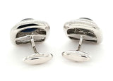 Opulent Sapphire and Diamond Vintage Cufflinks in 18KW Gold - Peters Vaults