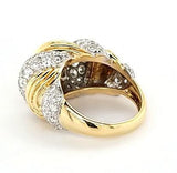 Opulent Diamond Vintage Cocktail Ring in 18K Gold - Peters Vaults