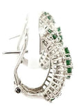 Exquisite Apple Green Tsavorite Garnet and Diamond Earrings in 14K Gold- Peters Vaults