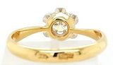 Exquisite Vintage Diamond Engagement Solitaire Ring in 18K Gold - Peters Vaults