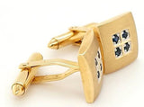 Elegant Sapphire Cufflinks in 14K Gold - Peters Vaults