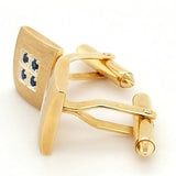 Elegant Sapphire Cufflinks in 14K Gold - Peters Vaults