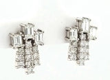 Astonishing Mid Century Diamond Cocktail Earrings in 18K Gold - Peters Vaults