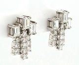 Astonishing Mid Century Diamond Cocktail Earrings in 18K Gold - Peters Vaults