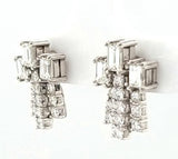 Astonishing Mid Century Diamond Cocktail Earrings in 18K Gold - Peters Vaults