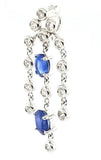 Exquisite Blue Sapphire and Diamond Drop Necklace in 18K gold - Peters Vaults