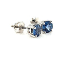 Exquisite Ceylon Sapphire Studs in 14K Gold at an Exceptional Price - Peters Vaults