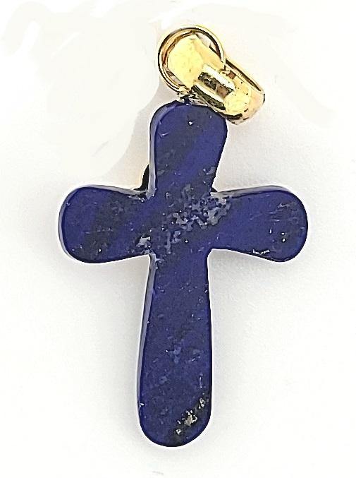 Vintage Lapis Lazuli Cross with a Modern Design in 18K - Peters Vaults
